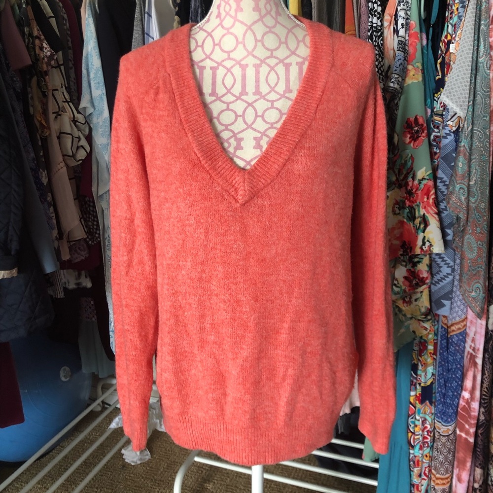 Peach Basic sweater